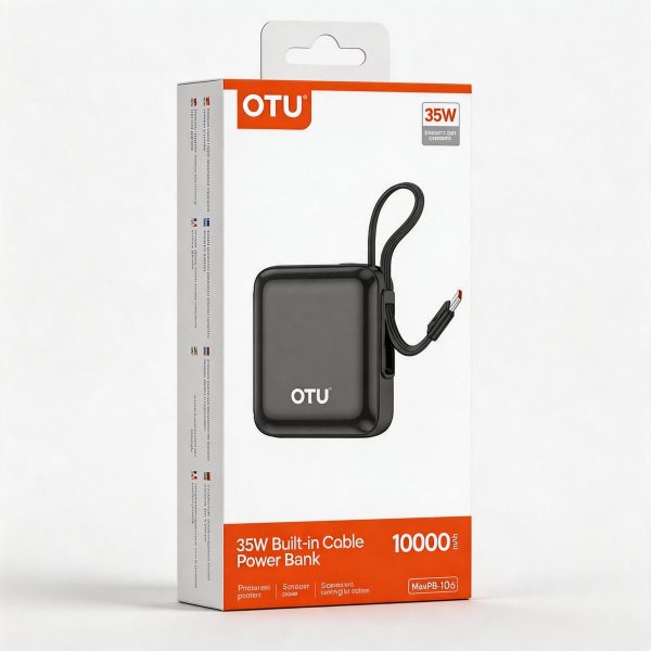Power Bank 10000 mAh Gris/Negro - Batería portátil