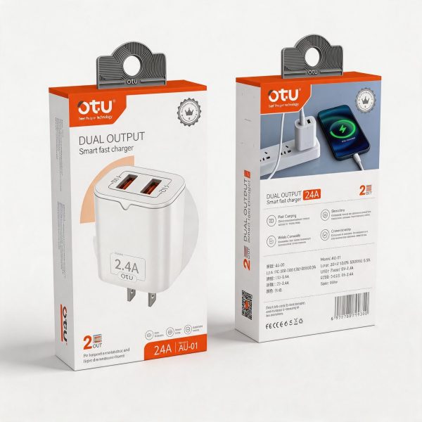 Cargador Blanco USB 2.4A