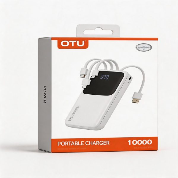 Cargador Portátil 10000 mAh Blanco