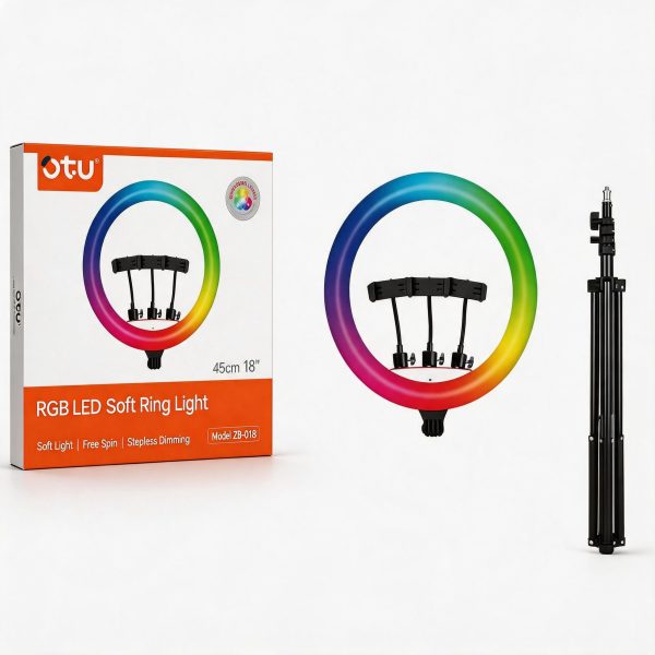 Aro de Luz RGB con Trípode 45 cm 2100 mm