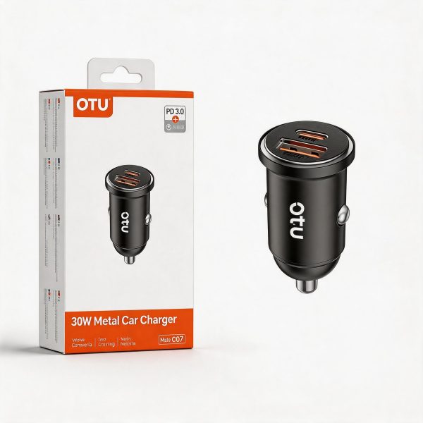 Cargador para Carro USB + C 12-24V V3