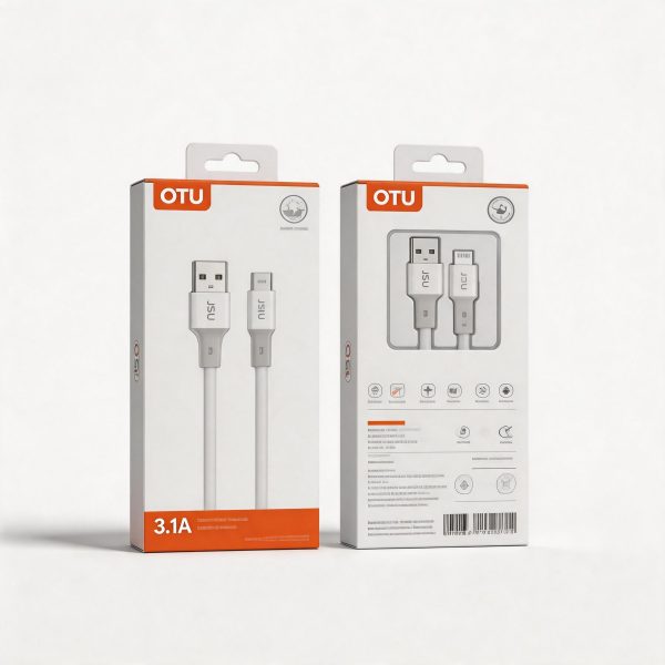Cable de Carga Blanco 5A 1 m Silicona V3