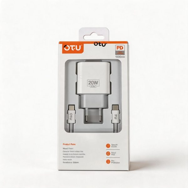Set de Carga 20W con Cable 1 m