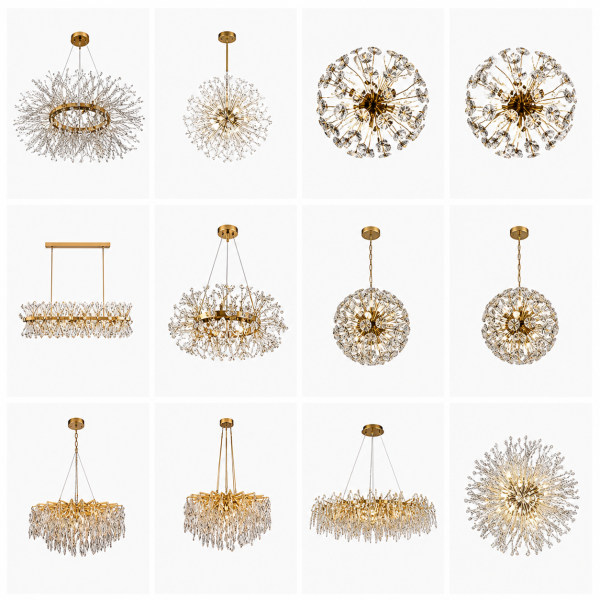Lámparas de Cristal Decorativas para Techo – Diseños Modernos y Colgantes de Lujo
