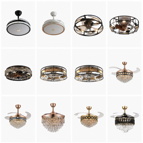 Ventiladores de Techo con Luz LED – Diseños Modernos, Decorativos y de Cristal