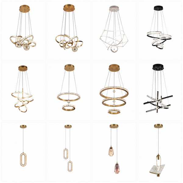 Lámparas Colgantes LED Modernas y Decorativas para Techo – Diseños Premium Elegantes