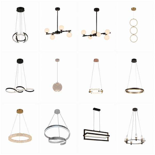 Lámparas Colgantes LED Modernas y Decorativas – Diseños NE, DO, BL y PL