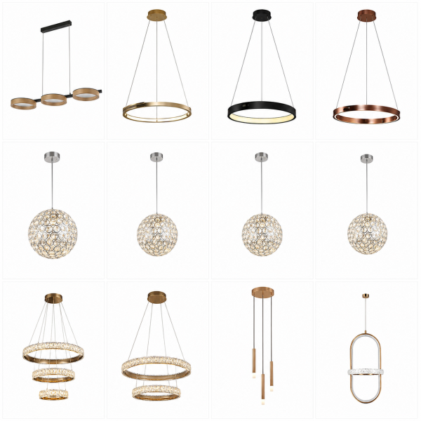 Lámparas Colgantes LED Modernas y Decorativas – Diseños NE, CA, PL, RSG y Minimalistas