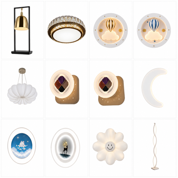 Lámparas LED Modernas para Techo, Escritorio y Piso – Diseños Decorativos Contemporáneos