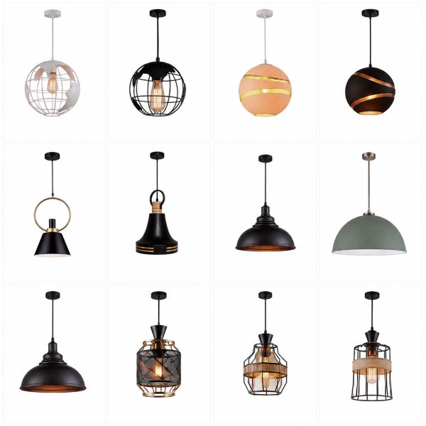 Lámparas LED Colgantes y de 1 Copa – Diseños Modernos Decorativos para Techo