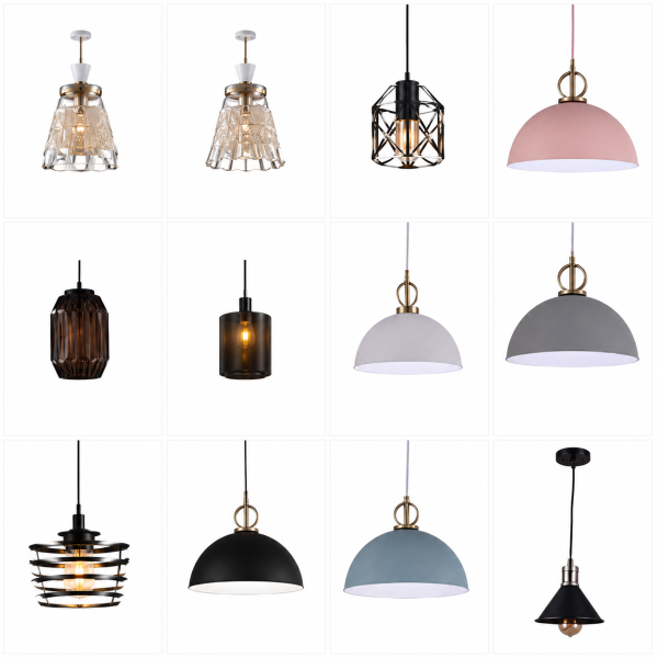 Lámparas Colgantes de 1 Copa – Diseños Modernos Decorativos para Interior