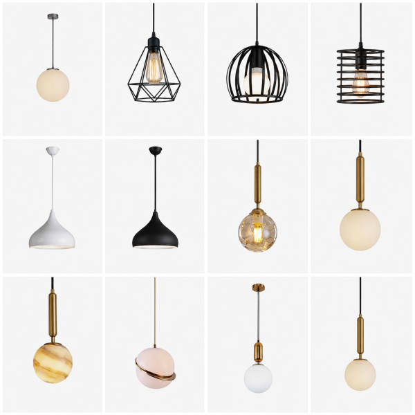 Lámparas de Una Copa y 1 Luz – Diseños Modernos Decorativos para Techo