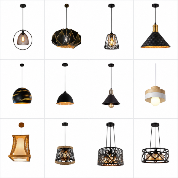 Lámparas de 1 Copa y LED Decorativas – Diseños Modernos para Techo