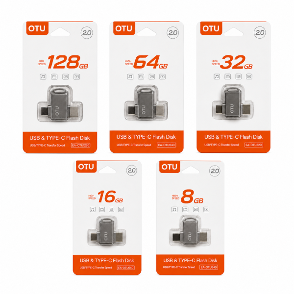 Memorias USB SMI+MLC USB + Type C – Capacidades Variadas para Almacenamiento Digital