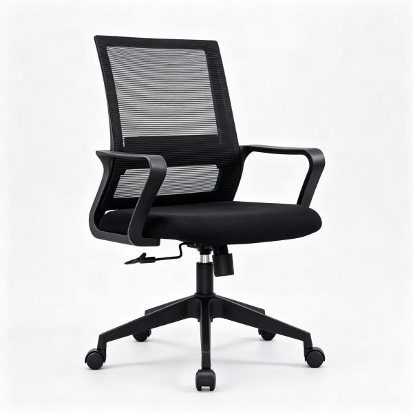 Silla para Oficina con Rueda Negra