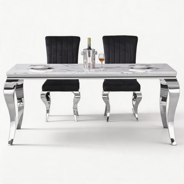 Mesa de Comedor de Mármol