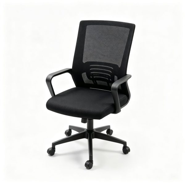 Silla de Oficina con Rueda Negra
